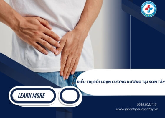 điều trị rối loạn cương dương tại Sơn Tây